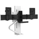 Ergotron Trace Dual Panel Clamp bright white