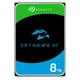 Seagate SkyHawk AI ST8000VE001 8 TB, SATA 6Gb/s, 256 MB Cache, 3 Jahre Seagate Rescue