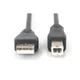 Digitus DB-300105-030-S USB 2.0 Kabel 3.00 m schwarz