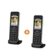 2x AVM FRITZ!Fon C6 Black schnurloses DECT Komforttelefon für FRITZ!Box