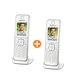 2x AVM FRITZ!Fon C6 White schnurloses DECT Komforttelefon für FRITZ!Box
