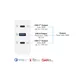 Good Connection Schnellladegerät 90W 3x USB-C, 1x USB-A PD weiß