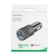 4smarts Kfz Ladegerät Rapid+ 27W mit Quick Charge, PD, grau / schwarz
