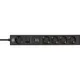 Brennenstuhl 1159780615 Steckdosenleiste 5-fach, mit USB, 1.5m ,schwarz