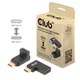 Club3D CAC-1528 Adapter 90° gewinkelter Stecker  schwarz