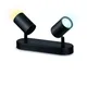 WiZ IMAGEO Spots Deckenleuchte Tunable White 2x5W Schwarz Einzelpack