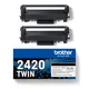 Brother TN-2420TWIN Schwarz Value Pack