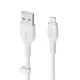 Belkin Flex Lightning/ USB-A Kabel mfi zertifiziert 1m weiß CAA008BT1MWH
