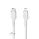 Belkin Flex Lightning/ USB-C Kabel mfi zertifiziert 1m weiß CAA009BT1MWH