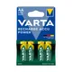 VARTA Akku NiMH, Mignon, AA, HR06, 1.2V/2100mAh Accu Power, Pre-charged, Retail Blister (4-Pack)