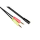 Good Connections 4-pol. 3,5mm Klinkenbu./ 2x 3-pol. Klinkenst. schwarz 0,2m CTIA