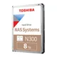 Toshiba N300 NAS Hard Drive HDWG480UZSVA 8TB