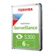 Toshiba S300 HDETV13ZSA51F 6TB 256MB 5.400rpm SATA600 Bulk