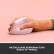 Logitech Lift Vertical rosa