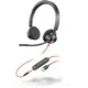 Poly Blackwire 3325-M USB-A Stereo Headset inkl. 3.5mm Klinkenstecker, Teams zertifiziert