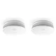 Bosch Smart Home smarter Rauchwarnmelder II • Rauchmelder/Alarmsirene • 2er Pack