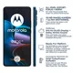 Motorola Edge 30 Google Android Smartphone in gray  with 128 GB storage