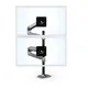 Ergotron LX Dual Monitorarm erweiterbar auf 4 Monitore Tischhalterung aluminium