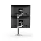 Ergotron LX Dual Monitorarm erweiterbar auf 4 Monitore Tischhalterung aluminium