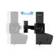 Ergotron Monitor & TV Schiebe-Wandhalterung LD-X bis 42 Zoll (Schwarz)