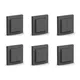 Senic Friends of Hue Switch anthrazit batterieloses 6-fach Schalterset