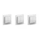 Senic Friends of Hue Switch glanz weiß batterieloses 3-fach Schalterset