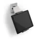 DURABLE Wandhalterung Tablet Holder Wall Pro metallic silber