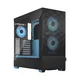 Fractal Design Pop Air RGB Cyan Core mit Seitenfenster blau