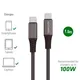 4smarts USB-C auf USB-C Kabel PremiumCord 100W 3m schwarz 456267