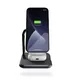 Zens Aluminium Series 3 in 1 Magnetic Wireless MagSafe Charger schwarz