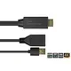 Good Connections Adapter HDMI 2.0b St an DisplayPort 1.2 Bu 4K @60Hz 0,3m