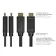 Good Connections Adapter HDMI 2.0b St an DisplayPort 1.2 Bu 4K @60Hz 0,3m
