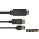 Good Connections Adapterkabel HDMI 2.0b St an DisplayPort 1.2 St 4K @60Hz 1m