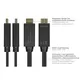 Good Connections Adapterkabel HDMI 2.0b St an DisplayPort 1.2 St 4K @60Hz 2m