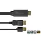 Good Connections Adapterkabel HDMI 2.0b St an DisplayPort 1.2 St 4K @60Hz 2m