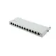 Good Connections Patch Panel Desktop Cat. 6 12-Port 0,5 HE STP lichtgrau