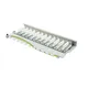 Good Connections Patch Panel Desktop Cat. 6 12-Port 0,5 HE STP lichtgrau