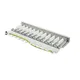 Good Connections Patch Panel Desktop Cat. 6A 12-Port 0,5 HE STP lichtgrau