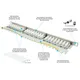 Good Connections Patch Panel 19" Cat. 6 24-Port 0,5 HE STP lichtgrau