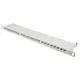 Good Connections Patch Panel 19" Cat. 6A 24-Port 0,5 HE STP lichtgrau