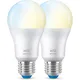 WiZ 60W E27 Standardform Tunable White Doppelpack