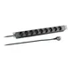 EFB-Elektronik 19" 1HE Steckdosenleiste 9-fach, RAL 9005 EK631DE.1