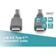 Digitus AK-300343-008-S USB4.0 Verbindungskabel 1.00 m doppelt geschirmt  schwarz
