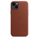 Apple iPhone 14 Plus Leder Case mit MagSafe Umber