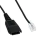Jabra GN1216 Smart Cord, QD auf RJ9, gewendelt Schaltereinstellung 1-8 für Avaya one-X (9600 Serie)