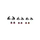 Jabra EarGels & EarWings für Evolve 75e VE: 3 EarGels (S/M/L) und 3 EarWings (S/M/L)