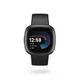 Fitbit Versa 4 Fitness-Smartwatch Schwarz/Grau