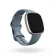 Fitbit Versa 4 Fitness-Smartwatch Blaugrau/Platin