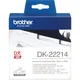 Brother DK-22214 Endlosetiketten – schwarz auf weiß, 12 mm x 30,48 m