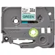 Brother TZE-731 Laminated Tape 12 mm schwarz / grün